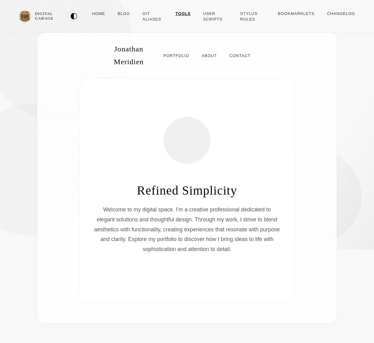 Screenshot of Landing Page Template