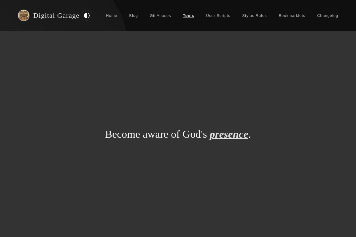 Screenshot of Modified Examen   v1.4.0 in dark mode